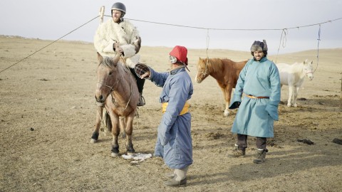Koczownicy z Mongolii