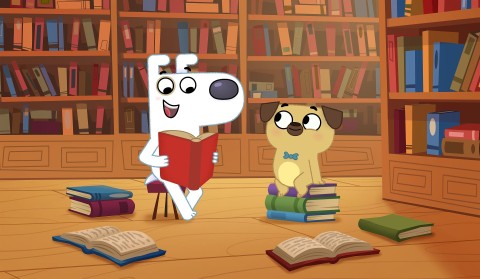 Pies uwielbia książki - Serial