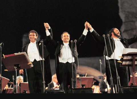 Koncert trzech tenorów w Termach Karakalli w Rzymie - Program