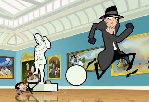 Mr Bean i złodzieje dzieł sztuki